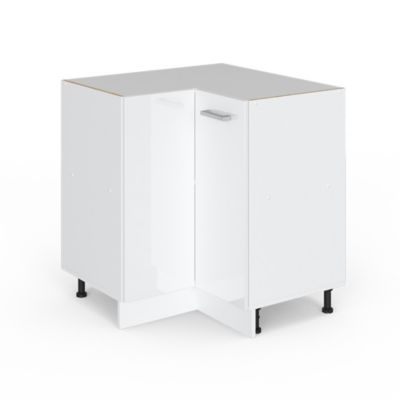 Vicco Universal Armoire dangle Blanc Haute brillance 75.6cm avec porte, sans PT