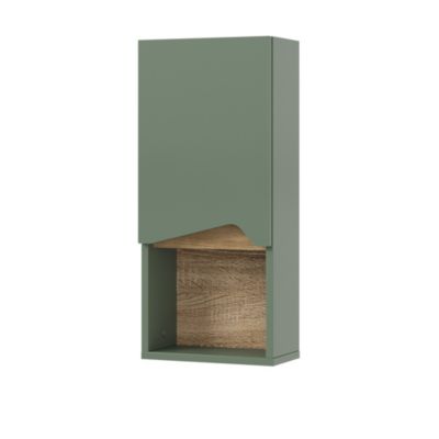 Vicco  Vert/Artisan 30x67cm avec porte et compartiment ouvert
