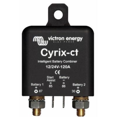 Victron Energy Cyrix CYR010120011R coupleur de batterie intelligent 12/24 V 120 A, IP54, compact