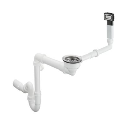Vidage manuel pour évier 1 bac granite HANSGROHE D14-10 inox