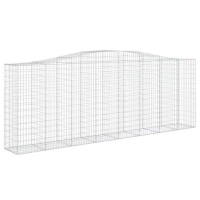 vidaXL 5x Paniers à Gabions Arqués Cages à Gabions Arquées Murs de Gabion Barrières de Jardin Terrasse Extérieur 3145985
