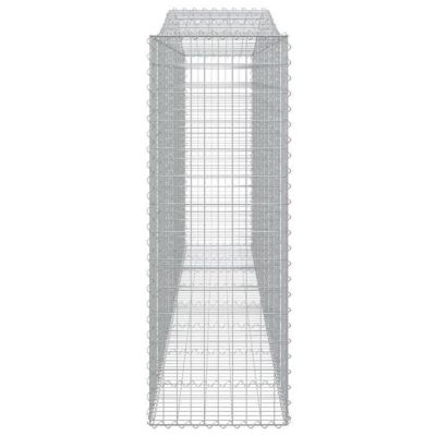 vidaXL 5x Paniers à Gabions Arqués Cages à Gabions Arquées Murs de Gabion Barrières de Jardin Terrasse Extérieur 3145985