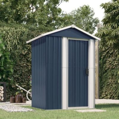 vidaXL Abri de jardin Anthracite 126x97,5x177 cm Acier galvanisé 316235