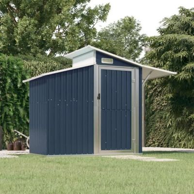 vidaXL Abri de jardin Anthracite 270x130x208,5 cm Acier galvanisé 316244
