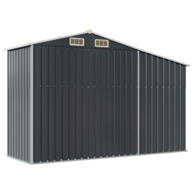 vidaXL Abri de jardin anthracite 277x93x179 cm acier galvanisé 364518