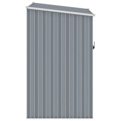 vidaXL Abri de jardin Gris 87x98x159 cm Acier galvanisé 46290