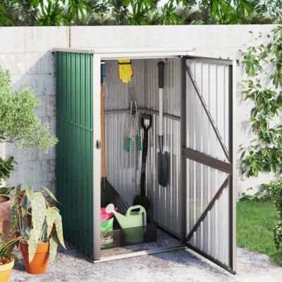 vidaXL Abri à outils de jardin vert 88x89x161 cm acier galvanisé 316205