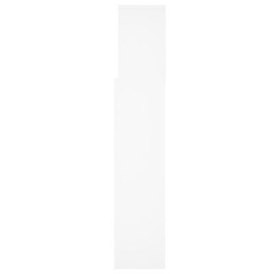vidaXL Armoire de tête de lit Blanc 160x19x103,5 cm 811871