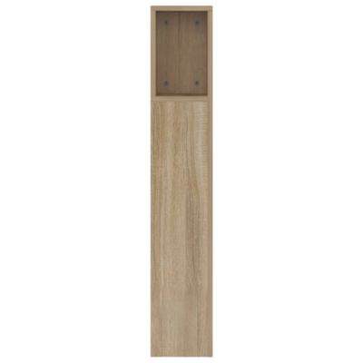 vidaXL Armoire de tête de lit Chêne sonoma 160x18,5x104,5 cm 811937