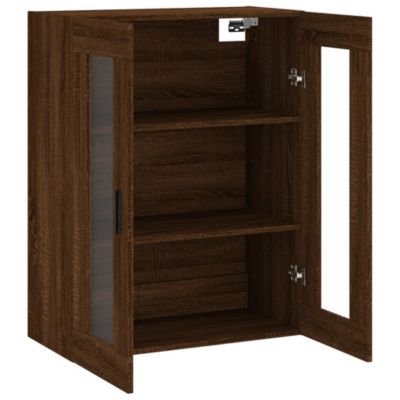 vidaXL Armoire murale chêne marron 69,5x34x90 cm 828499