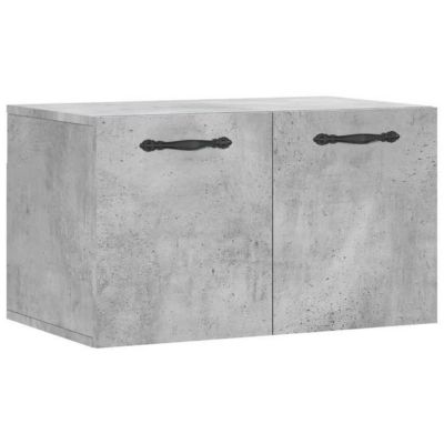 vidaXL Armoire murale Gris béton 60x36,5x35 cm Bois d'ingénierie 830016