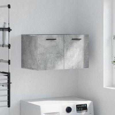 vidaXL Armoire murale Gris béton 60x36,5x35 cm Bois d'ingénierie 830040