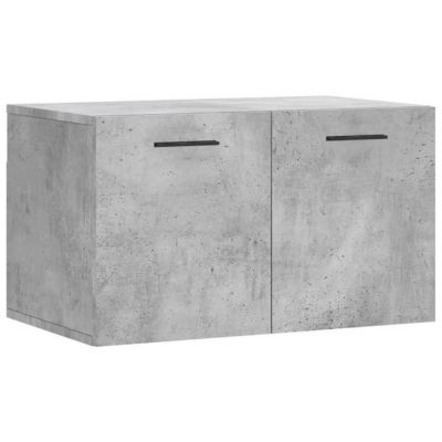 vidaXL Armoire murale Gris béton 60x36,5x35 cm Bois d'ingénierie 830040