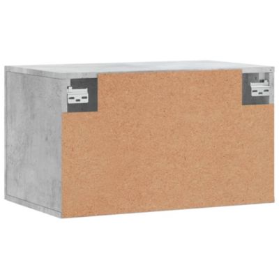 vidaXL Armoire murale Gris béton 60x36,5x35 cm Bois d'ingénierie 830040