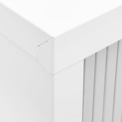 vidaXL Armoire à portes coulissantes Gris 90x40x90 cm Acier