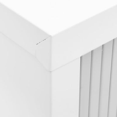 vidaXL Armoire à portes coulissantes Gris 90x40x90 cm Acier