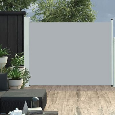 vidaXL Auvent Latéral Rétractable de Patio Store Latéral Brise-vue Abri Soleil Jardin Terrasse Balcon Exterieur Résistant 48398