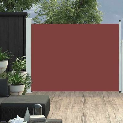 vidaXL Auvent Latéral Rétractable de Patio Store Latéral Brise-vue Abri Soleil Jardin Terrasse Balcon Exterieur Résistant 48399