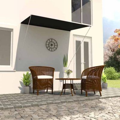 vidaXL Auvent Rétractable 200x150 cm Anthracite Store Abri Soleil Jardin 143759