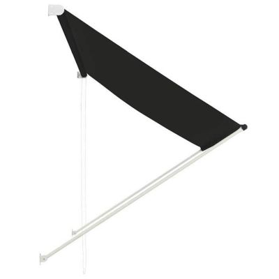 vidaXL Auvent Rétractable 200x150 cm Anthracite Store Abri Soleil Jardin 143759