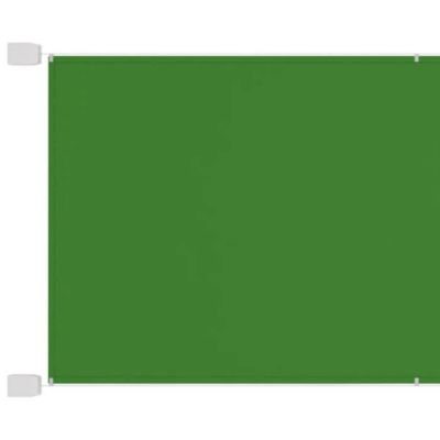 vidaXL Auvent Vertical Ecran de Protection Ecran d'Intimité de Balcon Auvent de Patio Jardin Extérieur Vert Clair 140x600 cm 14831