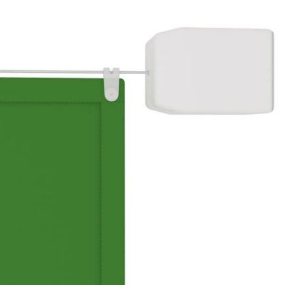 vidaXL Auvent Vertical Ecran de Protection Ecran d'Intimité de Balcon Auvent de Patio Jardin Extérieur Vert Clair 140x600 cm 14831