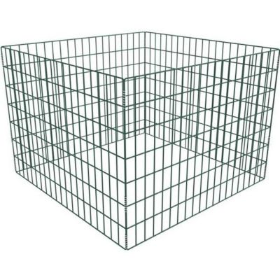 vidaXL Bac à compost carré en maille de jardin 100 x 100 x 70 cm
