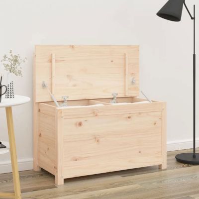 vidaXL Banc, Banc de Rangement avec Dossier, Coffre de Rangement pour Entrée, Meuble de Salon Salle de Séjour, Moderne, Bois 82354