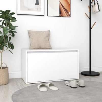 vidaXL Banc d'Entrée, Siège de Rangement, Meuble à Chaussures avec Assise, Organisateur de Salon Salle de Séjour Intérieur, 808666
