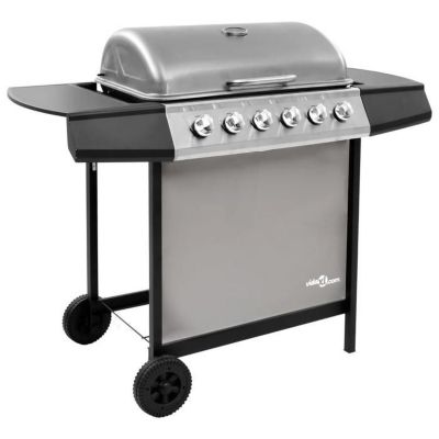 vidaXL Barbecue Gril à Gaz avec 6 Brûleurs Gril d'Extérieur Grille de Cuisson Barbecue de Jardin Barbecue de Terrasse 48553