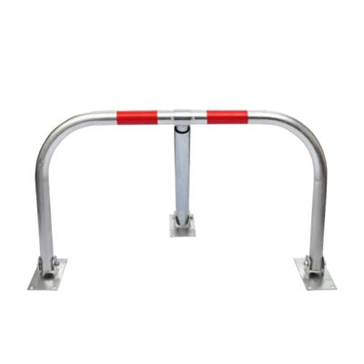 VIDAXL - Barriere de stationnement - Acier galvanise - Cadenas inclus - Rabattable