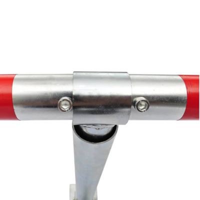VIDAXL - Barriere de stationnement - Acier galvanise - Cadenas inclus - Rabattable
