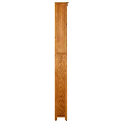 VidaXL Bibliothèque à 7 niveaux 90x22,5x200 cm Bois de chêne massif