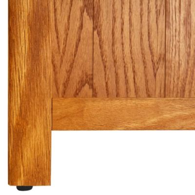 VidaXL Bibliothèque à 7 niveaux 90x22,5x200 cm Bois de chêne massif