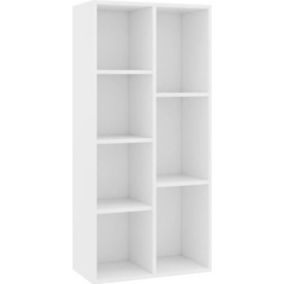 VidaXL Bibliothèque Blanc 50x25x106 cm Aggloméré