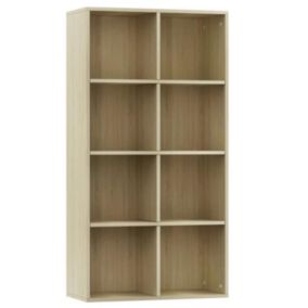 VidaXL Bibliothèque/Buffet Chêne sonoma 66 x 30 x 130 cm Aggloméré