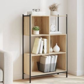 VidaXL Bibliothèque chêne sonoma 72x28x109 cm bois d'ingénierie 838884