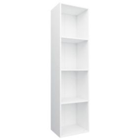 VidaXL Bibliothèque/Meuble TV Blanc 36 x 30 x 143 cm Aggloméré