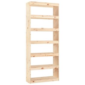 VidaXL Bibliothèque-Séparateur de pièce 80x30x199,5 cm Pin massif