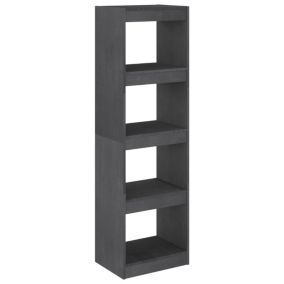 VidaXL Bibliothèque-Séparateur de pièce Gris 40x30x135,5 cm Pin massif