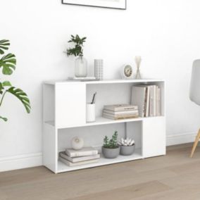 vidaXL Bibliothèque, étagère à Livres avec Compartiment, Meuble à Livres avec Rangement Salon Salle de Séjour, Scandinave, 809170