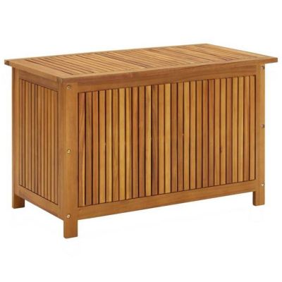 vidaXL Boîte de rangement de jardin 90x50x58 cm bois d'acacia massif 310282