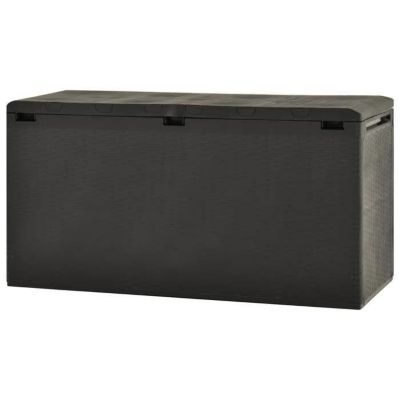 vidaXL Boîte de Rangement de Jardin Coffre de Stockage Boîte de Stockage Coffre de Rangement Extérieur Patio Terrasse 49446