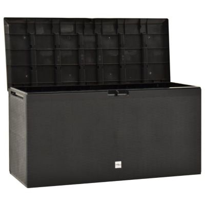 vidaXL Boîte de Rangement de Jardin Coffre de Stockage Boîte de Stockage Coffre de Rangement Extérieur Patio Terrasse 49446