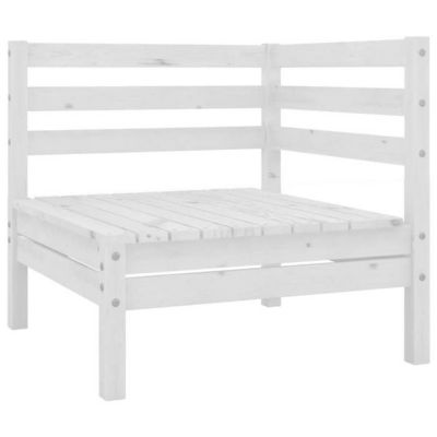 vidaXL Bois de Pin Massif Salon de Jardin 5 pcs Mobilier de Patio Ensemble de Meubles d'Extérieur Meubles de Terrasse 3082658