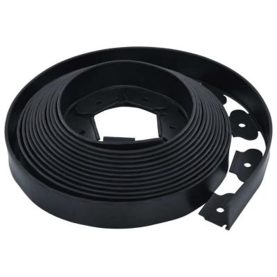 vidaXL Bordure de pelouse flexible avec 30 piquets 10 m 5 cm