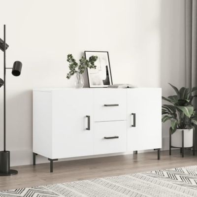 vidaXL Buffet blanc 100x36x60 cm bois d'ingénierie 828172