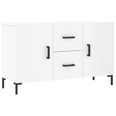 vidaXL Buffet blanc 100x36x60 cm bois d'ingénierie 828172