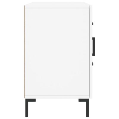 vidaXL Buffet blanc 100x36x60 cm bois d'ingénierie 828172