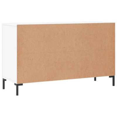 vidaXL Buffet blanc 100x36x60 cm bois d'ingénierie 828172